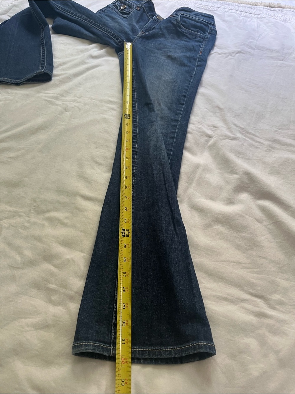 Kut from the Kloth Natalie High Rise Bootcut Jeans Embroidered Flap Pockets 6 - Picture 11 of 14